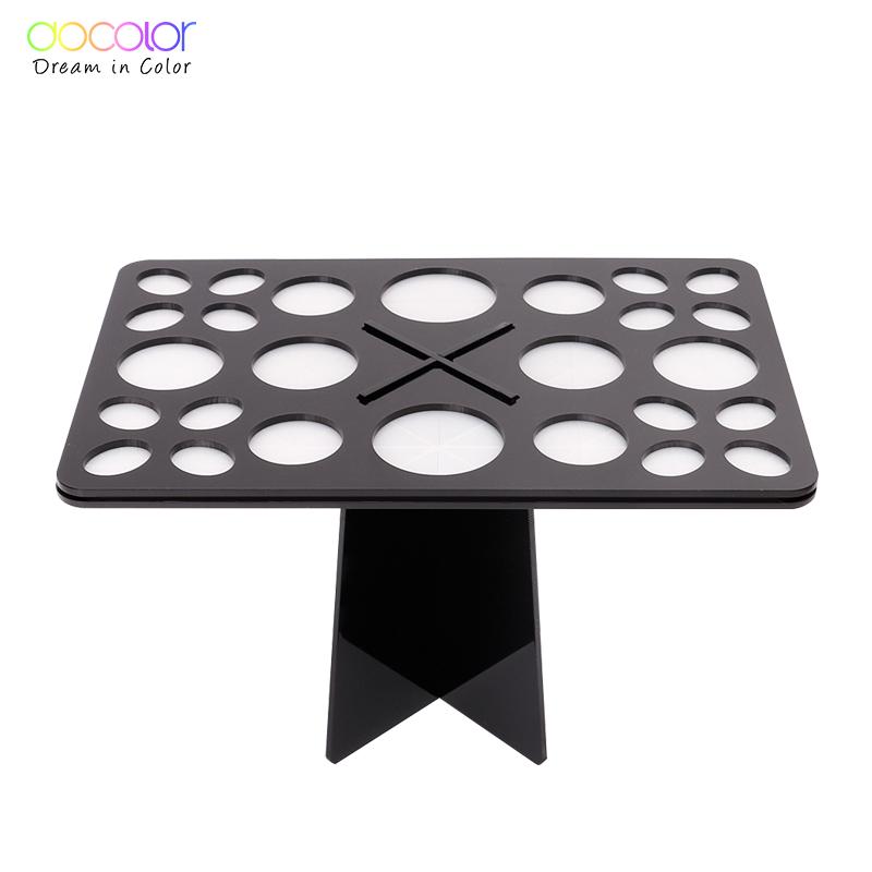 Docolor 26 Holes Makeup Brush Holder Air Drying Rack Multifunction Organizer Shelf Cosmetic Storage Tool Make Up Brusher Stand