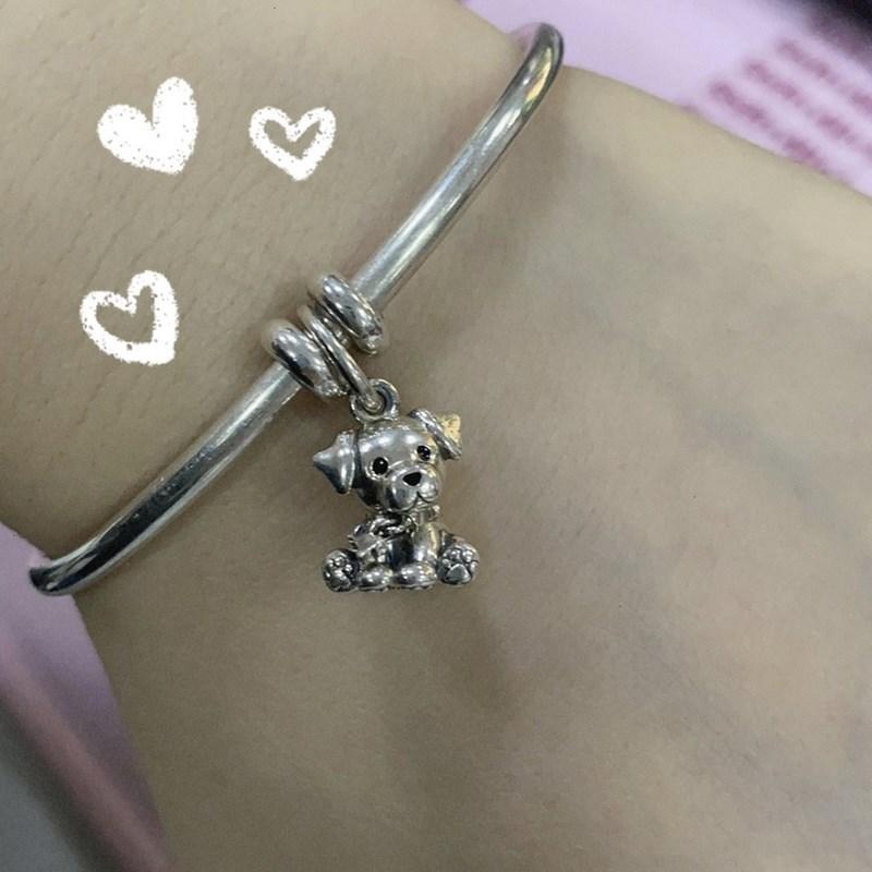 Pet Dog Series,925 Sterling Silver,FRENCH BULLDOG,Chihuahua,Maltese Dog,Fit Original Pandora Bracelet,DIY Jewelry Charm Bead