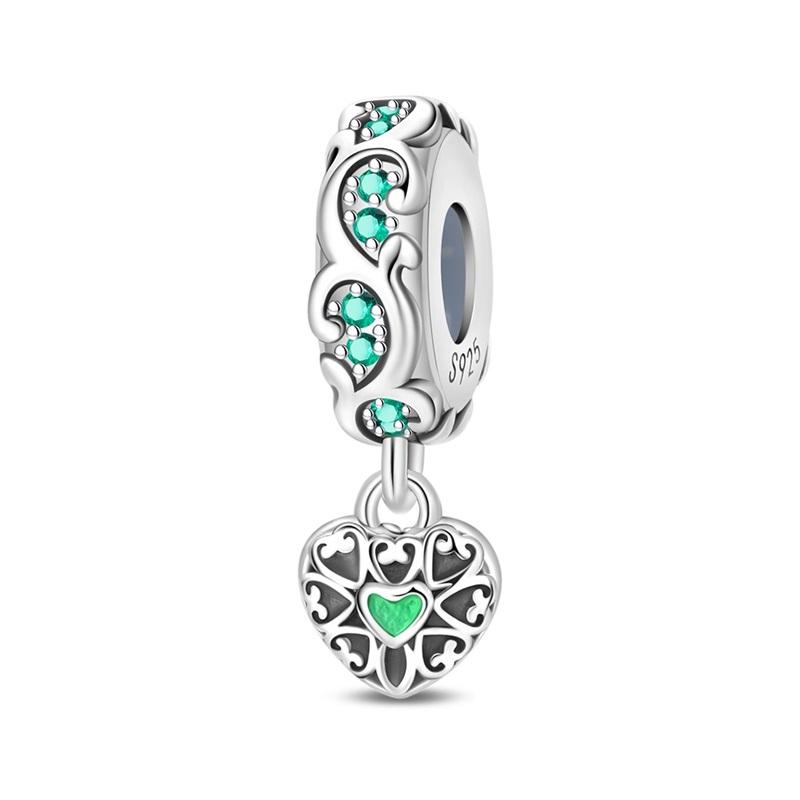 Exquisite 925 Silver The Frog Prince Beads & Cactus Dangle Charm Fits Bracelet Boutique Green Gifts