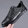 Cowhide little white shoes men's trend fashion 2021 spring and autumn sports casual shoes men's shoes new board shoes