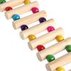 18cm Birds Swing Wooden Bridge Ladder Climb Cockatiel Parakeet Budgie Parrot Bird Toy Pet Supplies