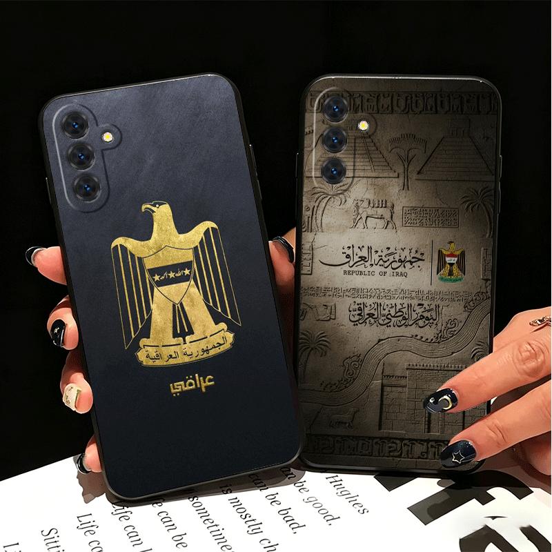 Iraqi Flag Mark Soft Phone Case for Samsung A17 A37 A57 A16 A26 A36 A56 A15 A25 A35 A55 A14 A24 A34 A54 A13 A23 A33 A53 A52 A12