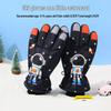 Теплые флисовые горнолыжные перчатки Snowpower для молодежи (Дизайн космонавта)