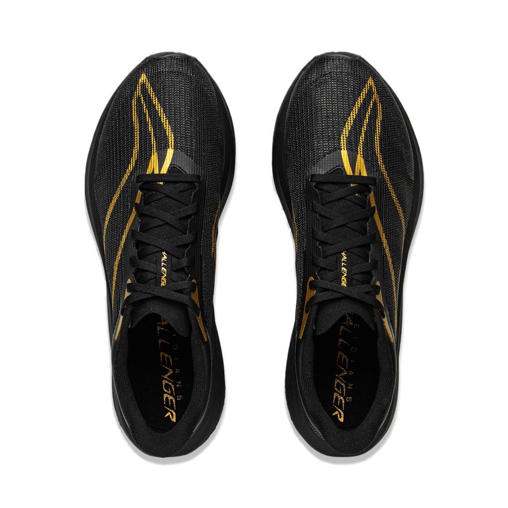 Мужские низкие кроссовки для бега Li Ning Черно-желтые ARMV001-3