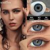 Eyeshare Новые 2 шт. цветные контактные линзы натуральные черные контактные линзы сапфировые линзы для очков коричневые контактные линзы зеленые модные линзы