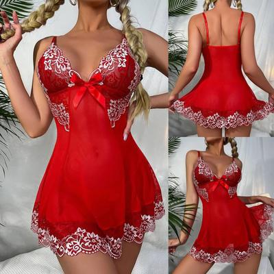 Женская мода подтяжки ремень сексуальное кружево ночная рубашка нижнее белье