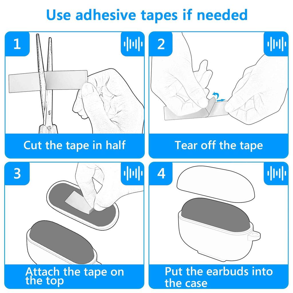 Geekria TPU Cover Compatibility Cover Compatible with Sony True Wireless Earbuds Charging Case Charging Case Cover Exterior Cover with Keychain