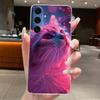 Для Samsung Galaxy S26 S26+ S26Ultra Чехлы Эстетичные Милые Кошка Астронавт Прозрачная Задняя Крышка Для Samsung S26 Ultra Plus Funda Coque