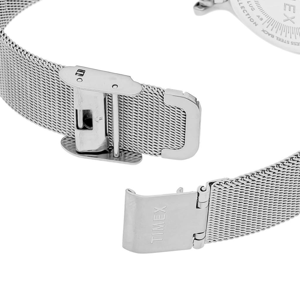 Watch Timex TRANSCEND Silver Dial Brass Mineral Glass Quartz Japanese Movement 34MM America Watch TW2V52400 [TIMEX] Women's [Item]