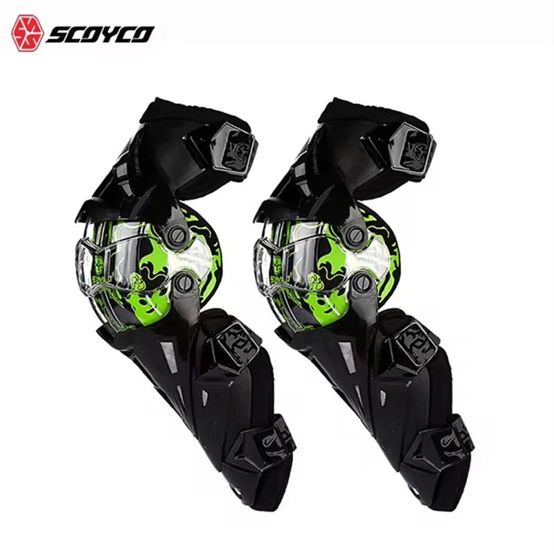 SCOYCO Motorcycle Knee Pads Protective Gear Motocross Safety Guards Equipment Motorbike Riding Joelheira Warm Anti-fall Kneepad