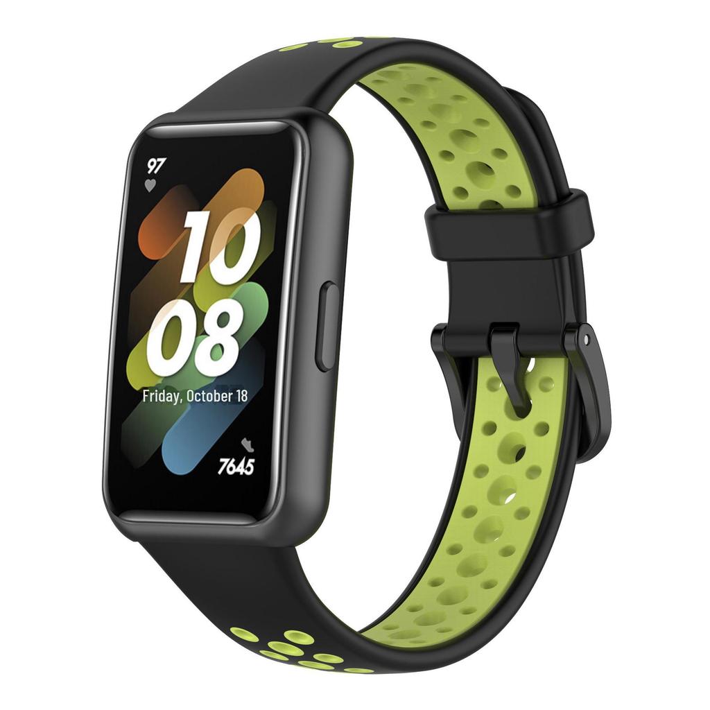 Сменный двухцветный дышащий ремешок из ТПУ для Huawei Band 7