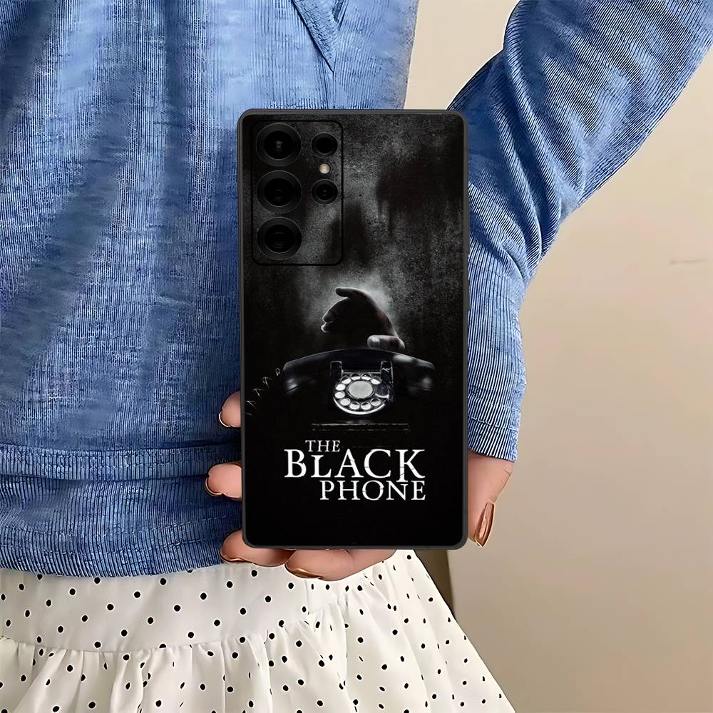 Чехол для телефона в стиле фильма ужасов The B-Black P-Phone для Samsung S 24 Fe 25 Ultra Plus 20 Lite 21 30 22 23 24 22 Ultra 5G Fundas