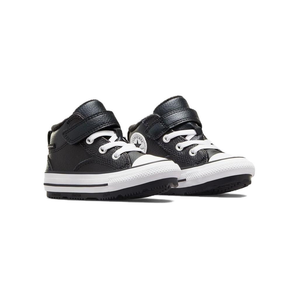 Converse Ботинки Chuck Taylor All Star Mid TD Malden Street - черно-белые детские кроссовки A04815C