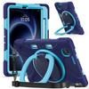 For Xiaomi Redmi K Pad Case with Shoulder Strap TPU+PC+Silicone Kickstand Tablet Cover