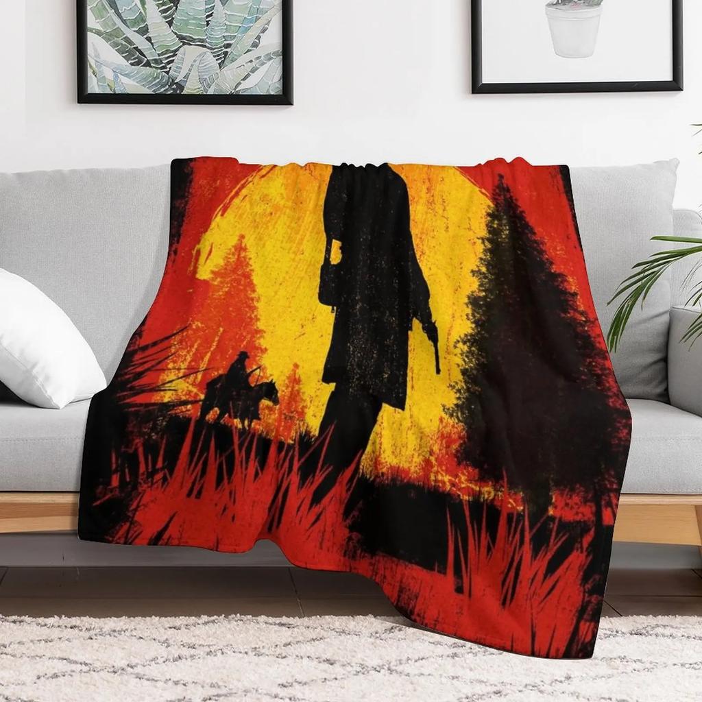 RDR Throw Blanket Cozy Microfiber Throw Blanket for Home Bedroom