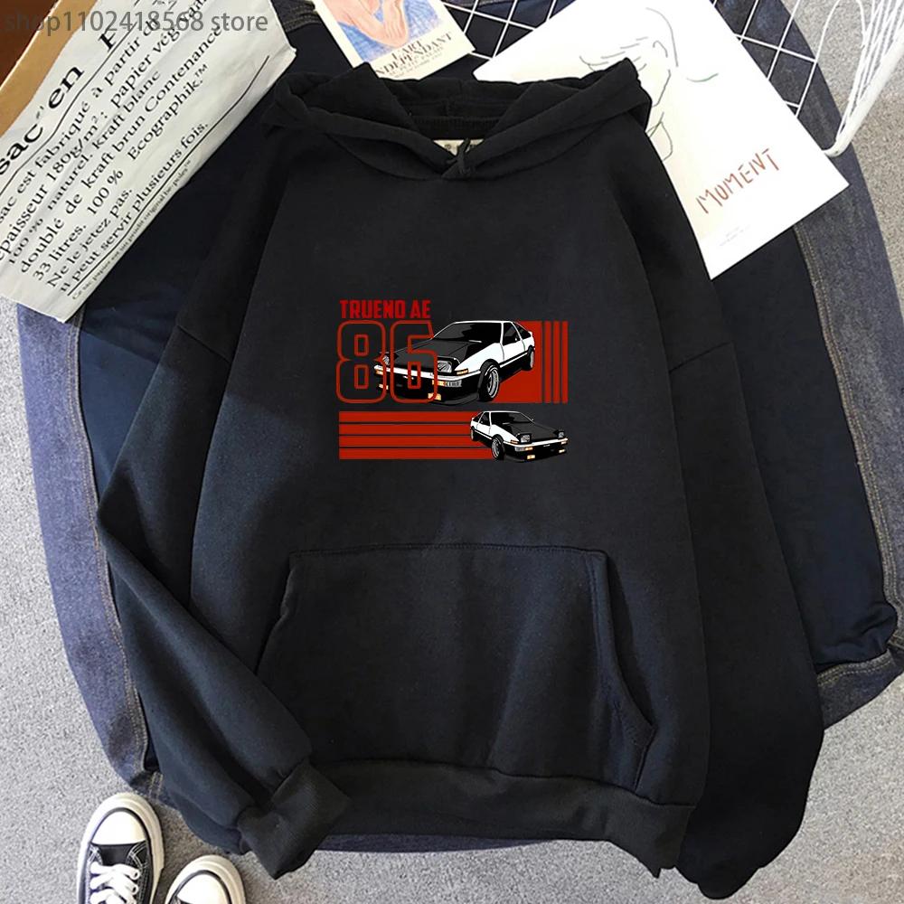 INITIAL D Толстовки Мужские SET JDM Trueno Levin AE86 Hachi Roku Толстовка Манга Аниме Пуловер Японские топы