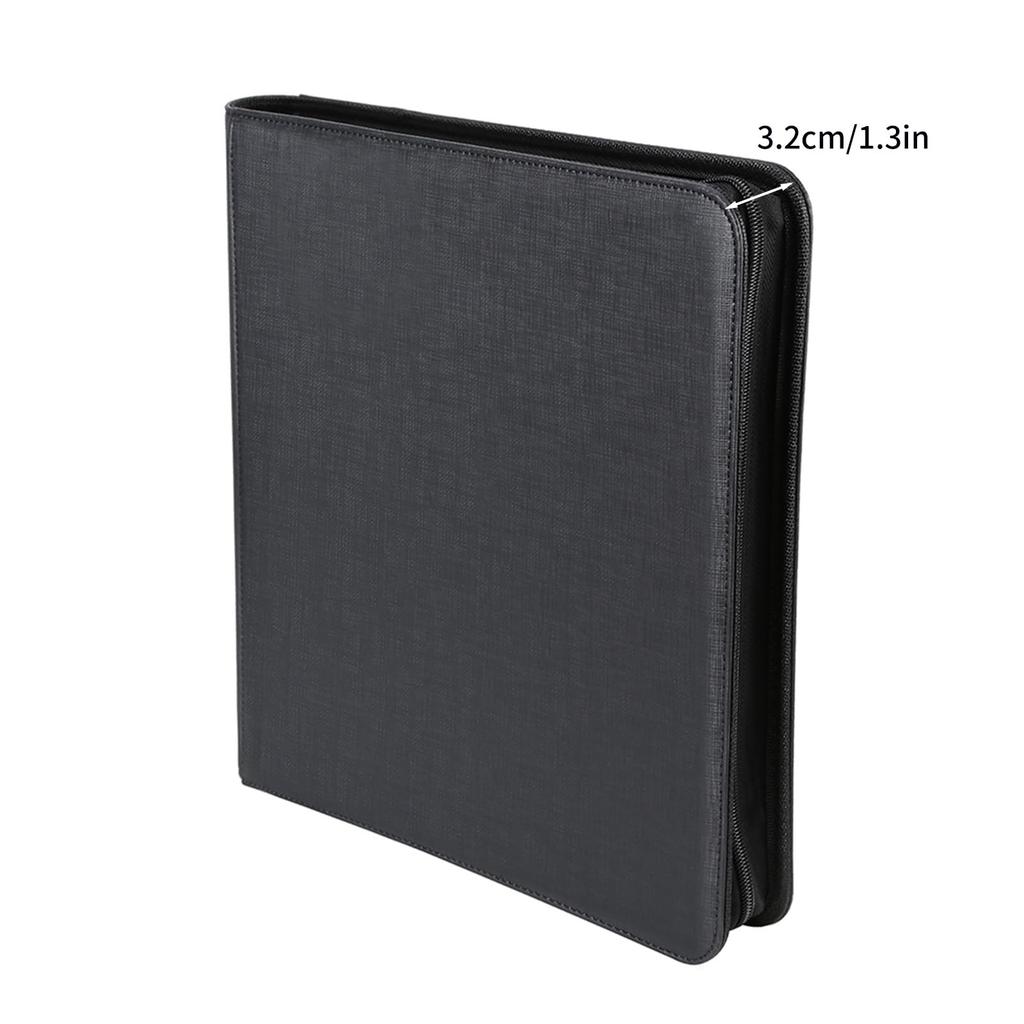 Файл для хранения карточек PAKESI Star Card, 12 карманов, вмещает 480 карт, лист для карточек из искусственной кожи, собирает другие карты, файл для хранения карточек Star Card Collection