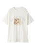 Gelato Pique Toy Poodle OWHT Free Size One-Point T-Shirt (PWCT251303) Women's