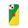 Coque iPhone - PIXELFORMA - iPhone 13 - Drapeau De La Guyane - Protection Complète - Silicone Souple