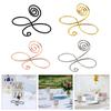 10Pcs Elegant Glasses Design Tables Sign Holders, Unique And Modern Design For Enhancing Wedding And Party Decors
