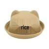 Autumn/Winter Kids' Cute Cat Ears Fedora: Korean/British Style Sunshade Wool Felt Fisherman Hat for Boys and Girls.