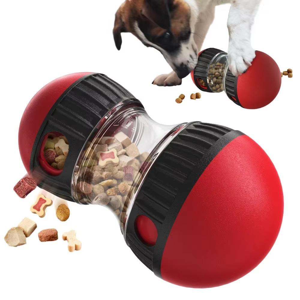 Interactive Wobble Treat Ball - Slow Feeder Puzzle Toy for Dogs & Cats - IQ Training Toy
