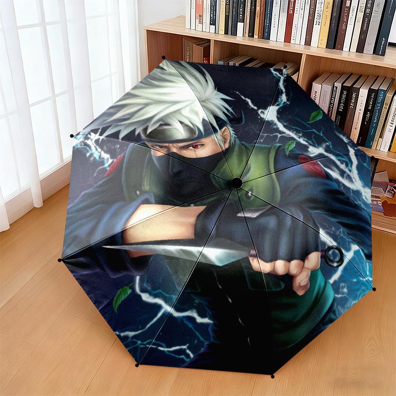 Famous cartoon NARUTO protagonist Uzumaki Naruto. Cartoon umbrella, folding, home essential, iron art, outdoor sunshade umbrella, H5