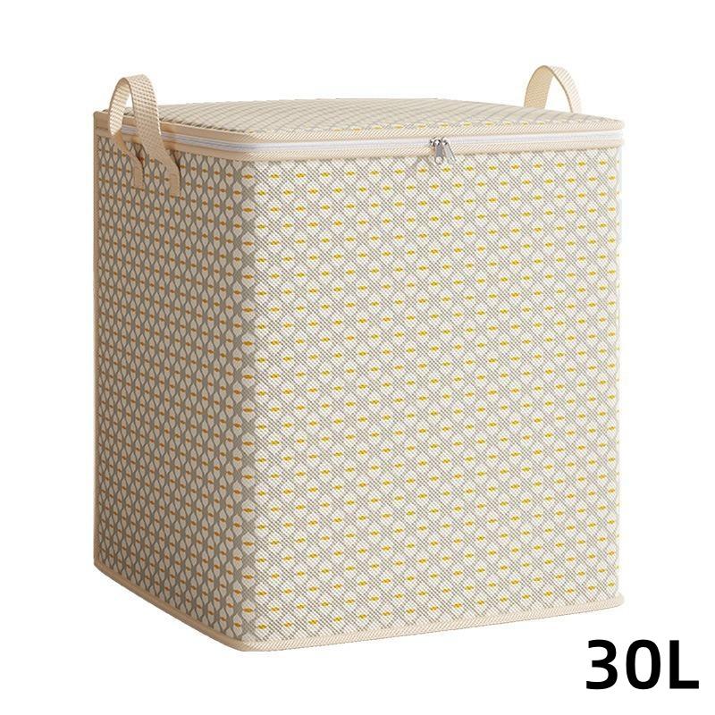 Очень большой тканевый контейнер для хранения одеял, постельного белья, одежды и нижнего белья. Портативный и легкий, с молниями и ручками. Легко переносить