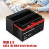 2.5 "/ 3.5" USB 2.0 To 2 SATA 1 IDE HDD Hard Disk Disk Docking Station Card Reader USB2.0 M2 TF SD S