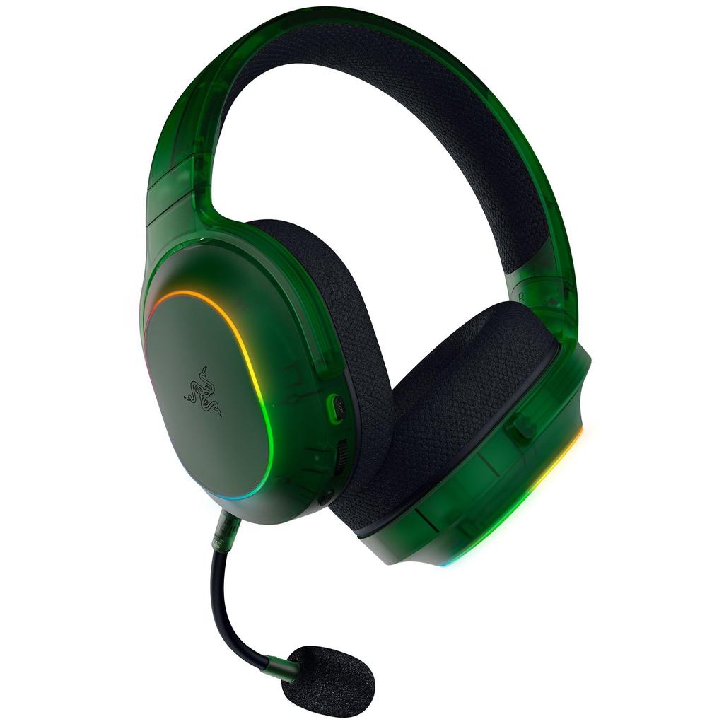 Razer Barracuda X Chroma Phantom Green Edition Wireless Gaming Headset with TriForce 40mm Detachable HyperClear Battery Switch and Drivers,