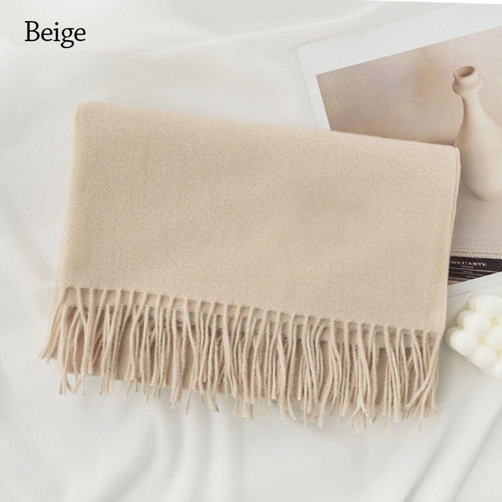 All-Match Long Scarf Tassel Headkerchief Fashion Hijab for Men Women