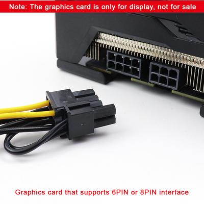 15-контактный Sata на 8-контактный(6 + 2) Кабель питания Pci-E Кабель-конвертер видеокарты