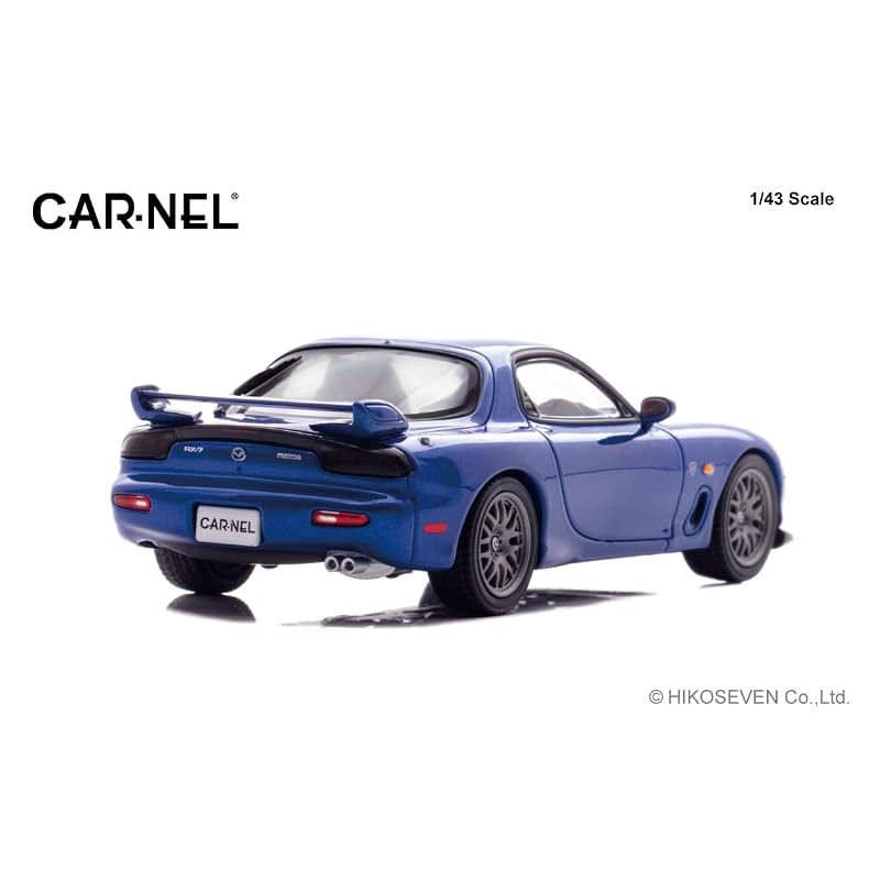 Хико Семь (КАРНЕЛ) 1/43 Mazda RX-7 Spirit R Type A (ФД3С) 2002 Модель с отделкой Innocent Blue Mica CN430206