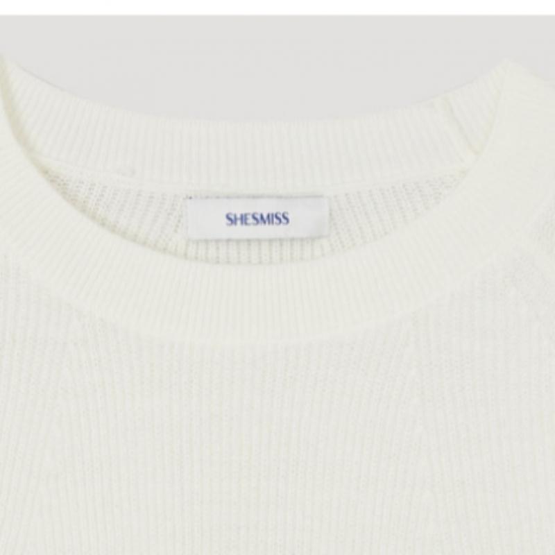  She S miSS Рукав реглан Ребристая вязка SSkpop12530 Iv