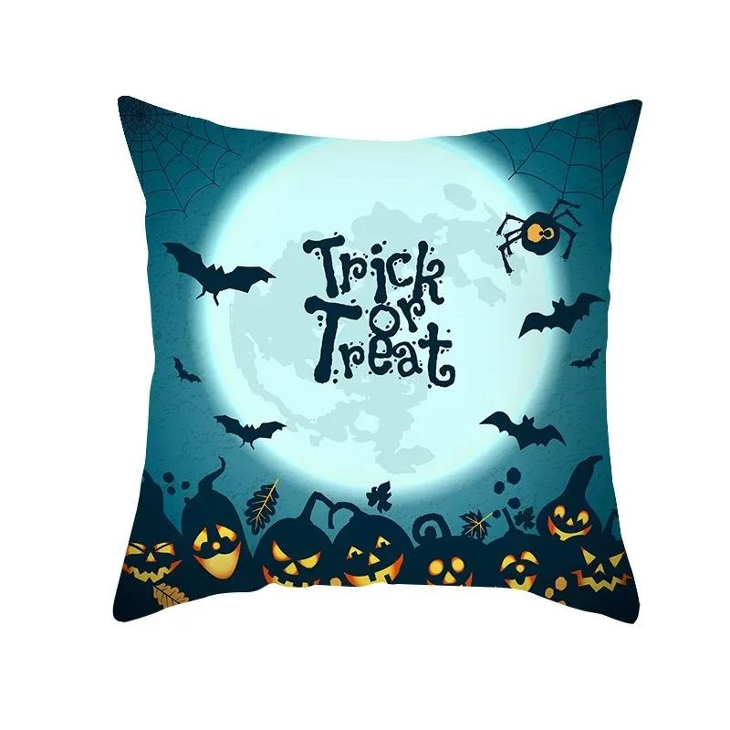 Taie d'Oreiller Theme Halloween, Voiture Fantôme, Horreur, Бюро, Салон, Канапе