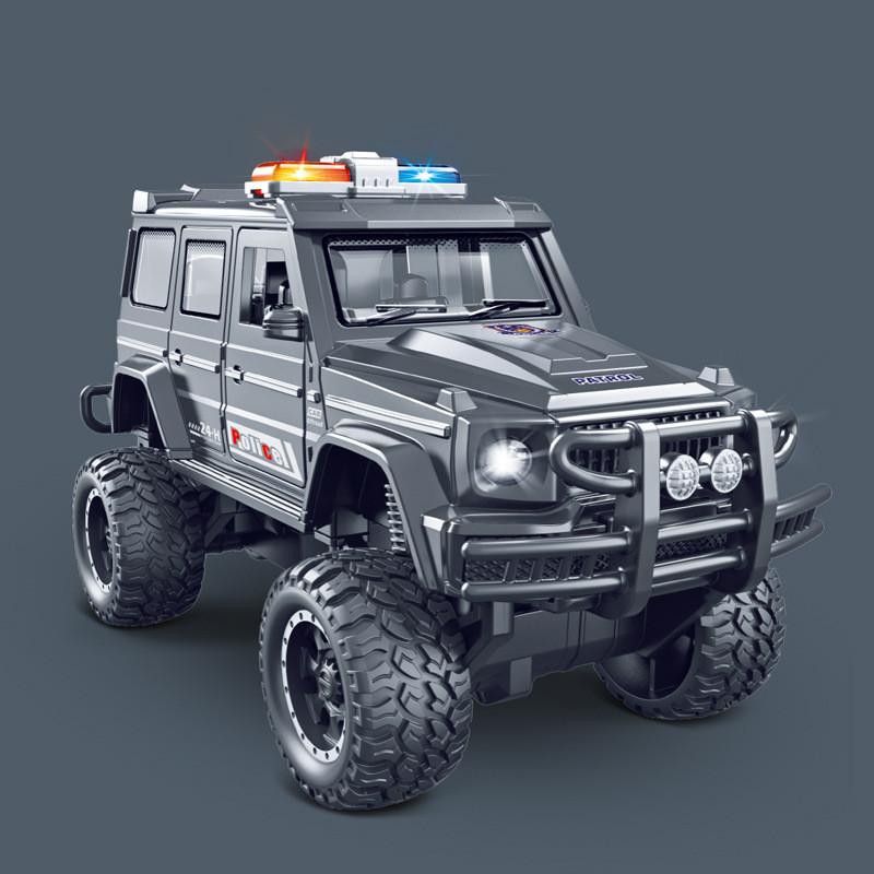 Car Children Police Toy Inertia Car Model With Lighting And Sound Function