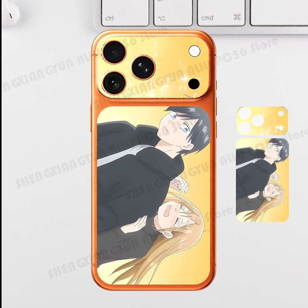 Аниме Y-Ямада Т-Тендо Для iPhone 17 Pro ProMax Задняя Защитная Декоративная Наклейка Задняя Крышка