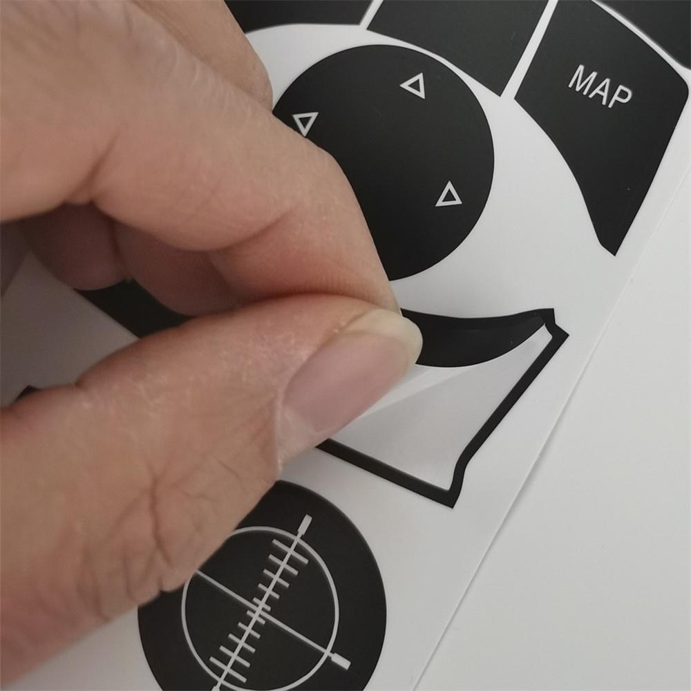 Комплект наклеек для ремонта кнопок автомобиля для BMW 3 серии E90 E92 E93 2009-11 iDrive
