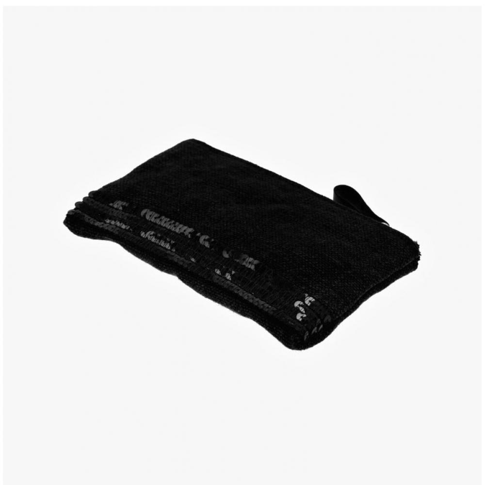 Vanessa Bruno 0pve31 V42017 999 Sequin Zipper Small Pouch Bag