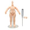 Doll Body 4.1 Inch High Flexible Joints Semi Finished Durable Plastic Cement Ball Joint Doll Body