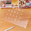 Menu Records Whiteboard with Stand Acrylic Dry-Erase Board Desktop Display Memo Message Board