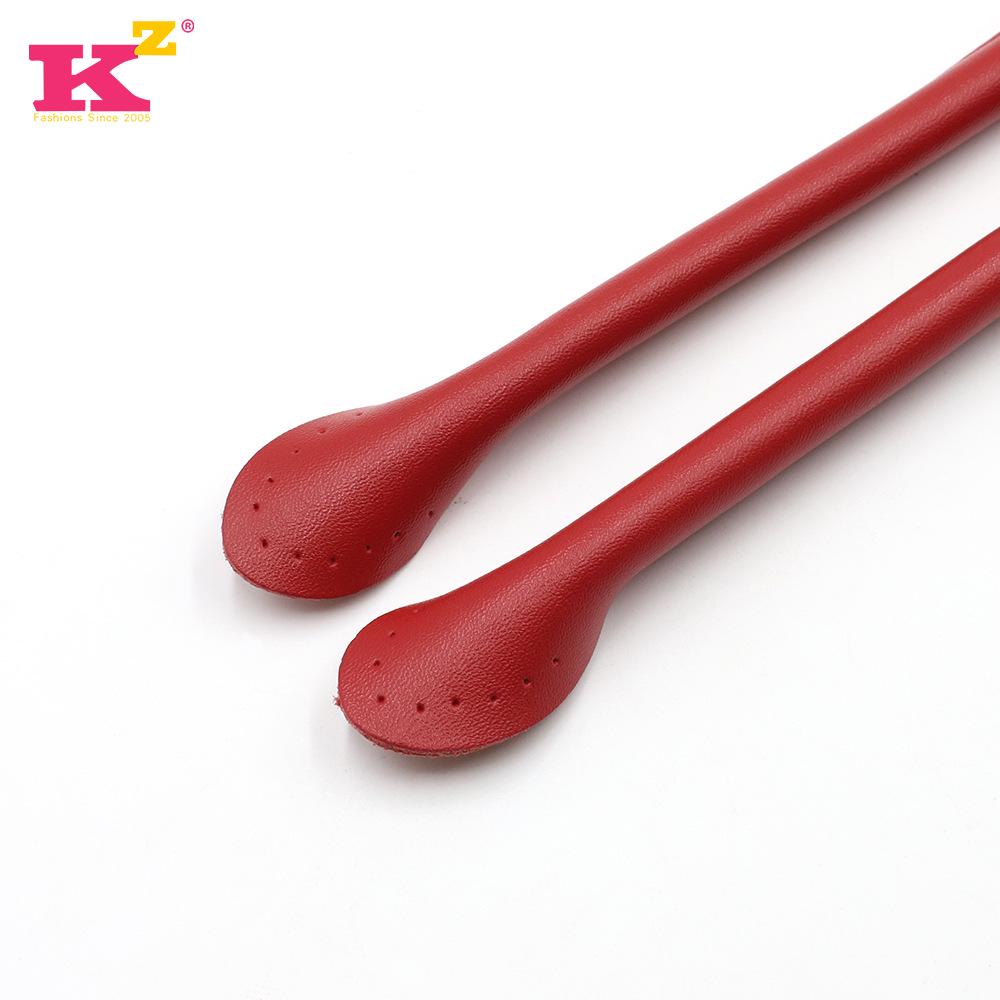 Черная натуральная кожаная ручка для сумки - 50 см, швейные нитки ручной работы из коровьей кожи, аксессуары для сумок своими руками