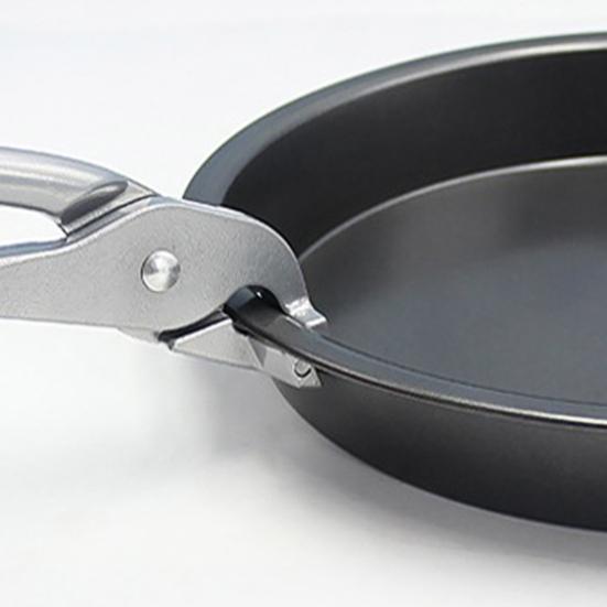 Anti-Scald Heavy Pizza Pan Duty Aluminum Alloy Tongs Gripper Clips Baking Tool