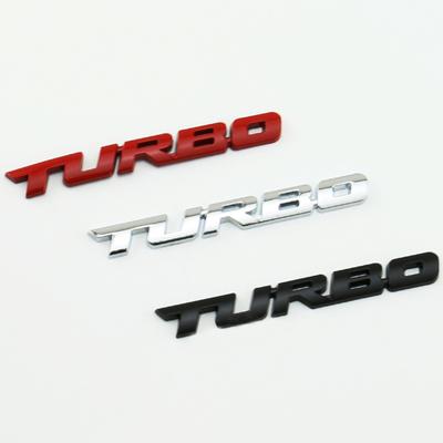 Сплав Автомобиль Сплав Модифицированный Турбированный Турбо Металлическая Наклейка на Автомобиль Наклейка на Кузов Наклейка на Заднюю Часть Автомобиля Боковая