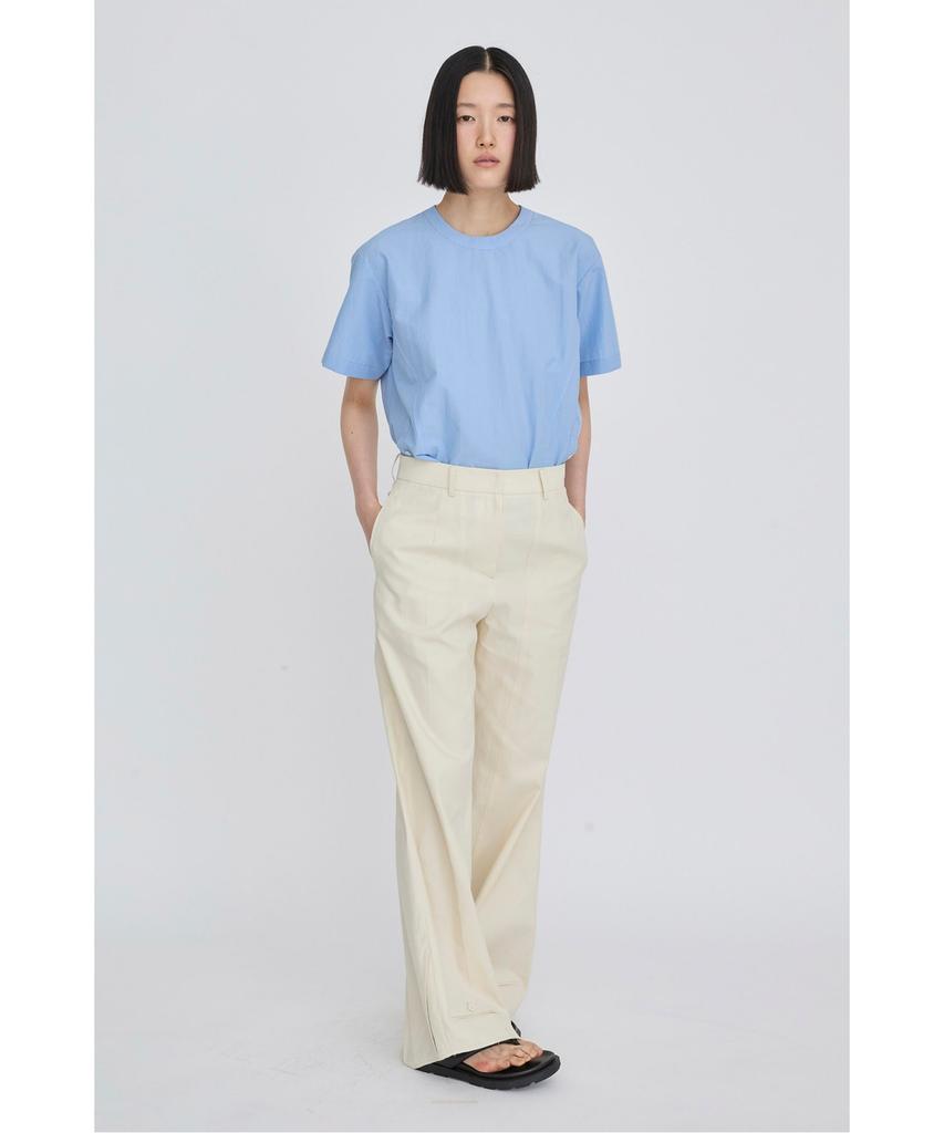RECODE Layered Waist Panel Detail Hem Pants Rqpas26525Ivx