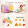 Montessori Education Baby Toys 0 12 Months Wooden Puzzle Shape Pairing Toys Baby Sensor Toys Boy Girl Toys Baby Accessories Gift