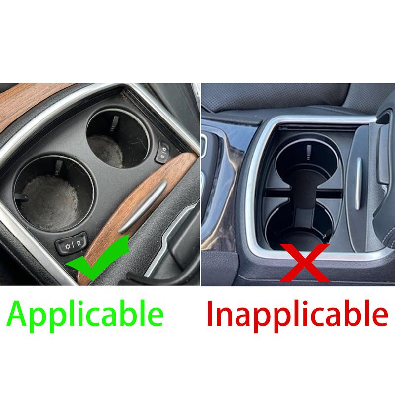 For Chrysler 300 300C 2015- Carbon Fiber Central Cup Holder Storage Panel Cover Car Accessories Interior Decorative Stickers