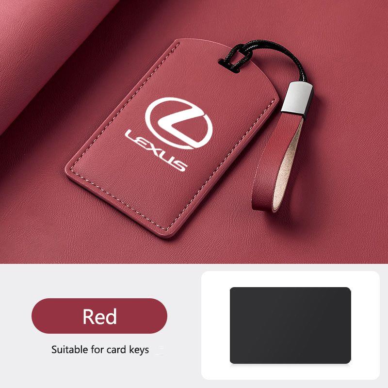 ZAG1 2026 Hot Interior Stickers New Leather Car Smart NFC Card Key Cover Case Protector Shell Fob For Lexus F Sport ES LM GS IS NX RX