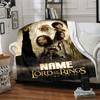 Epic Fantasy Adventure In Middle Earth Blanket With Personalized Name Comfortable All Seasons Suitable For Sofas Beds Travel Camping And Office