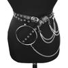 Multi-layer Women Waist Belt Extended Dress Waist Chain Harajuku PU Leather Belt  Dress Accessories